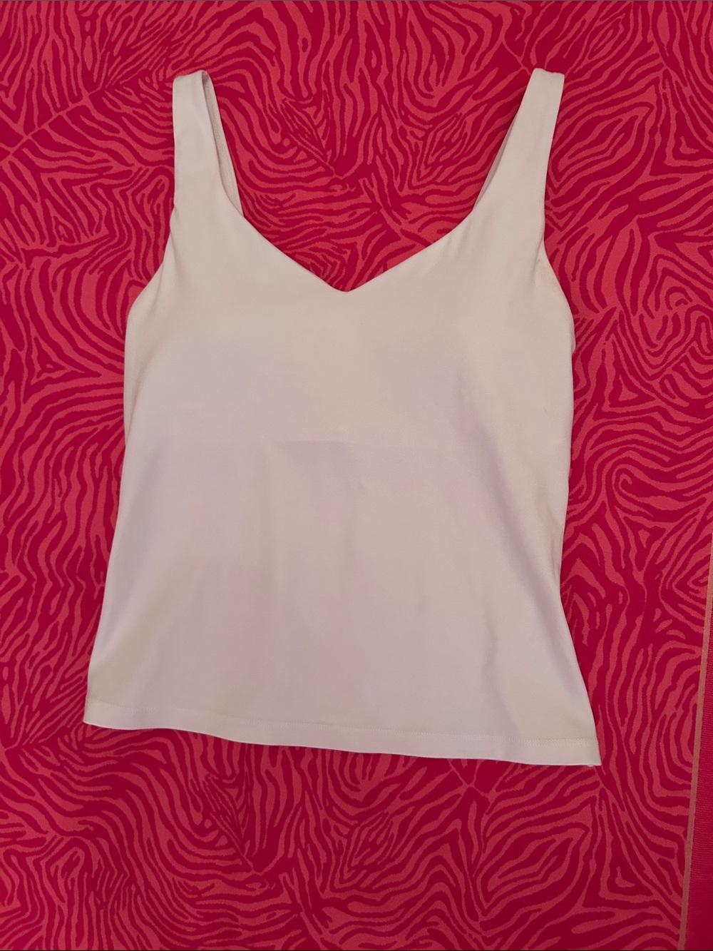 aerie White V-Neck Tank Top